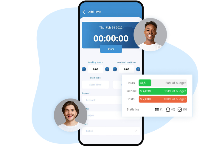 Powerful robust mobile solution with graphic