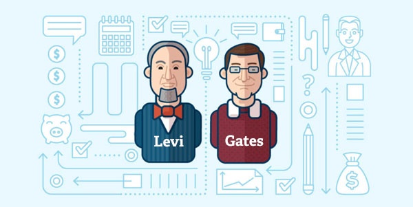 levi and gates tech startup entrepreneurs